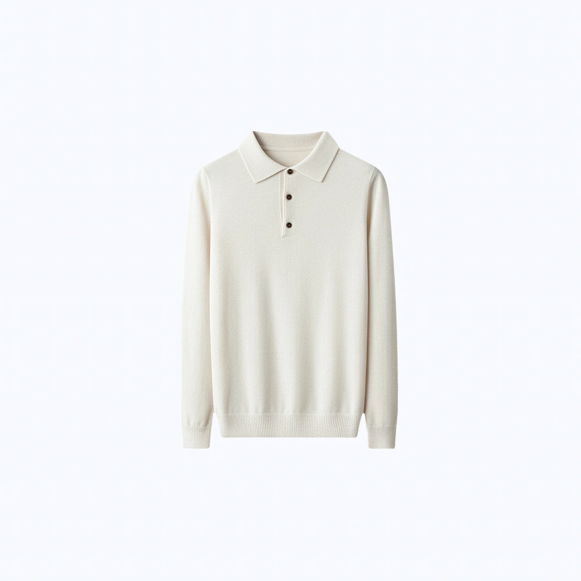 100% Wool Polo Jumper