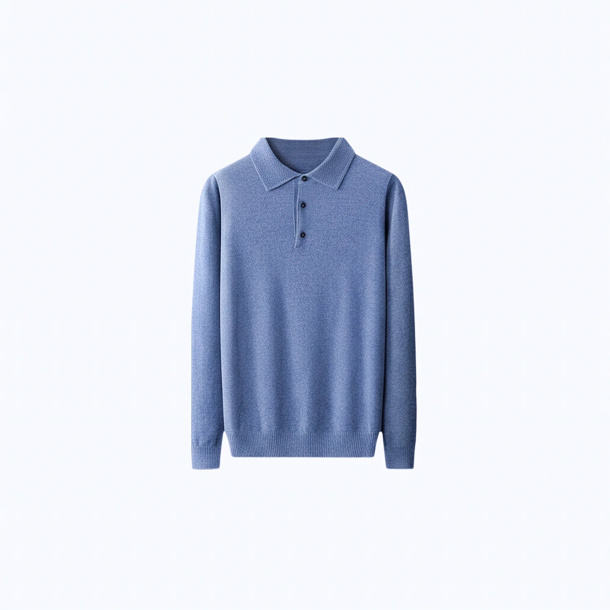100% Wool Polo Jumper