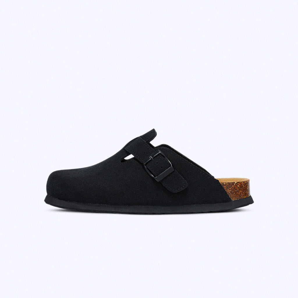 Suede Clogs