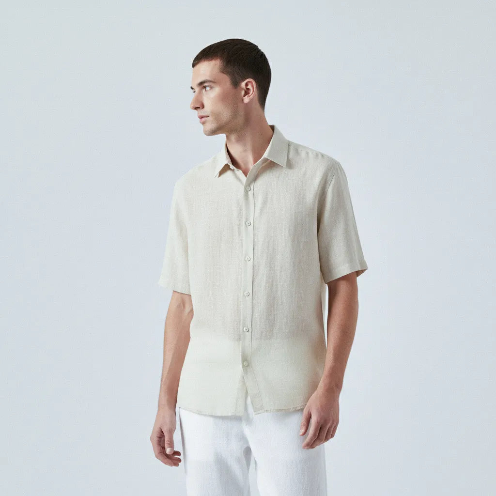 Linen Short-Sleeve Shirt