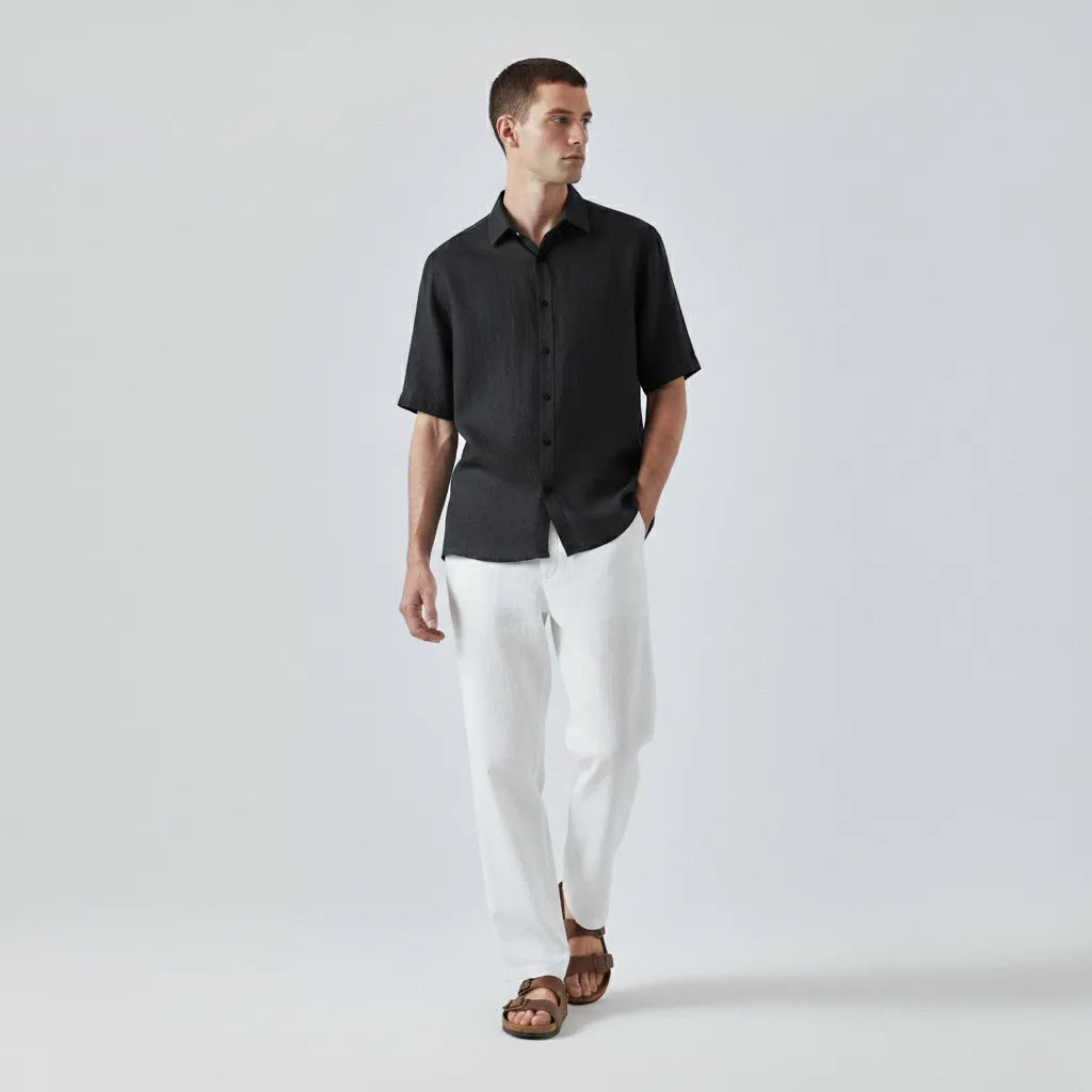 Linen Short-Sleeve Shirt