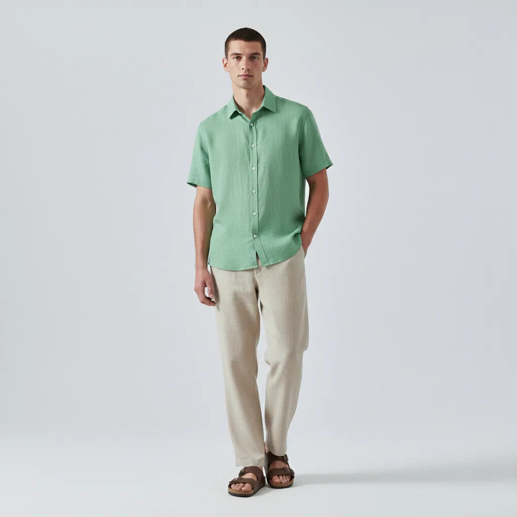 Linen Short-Sleeve Shirt