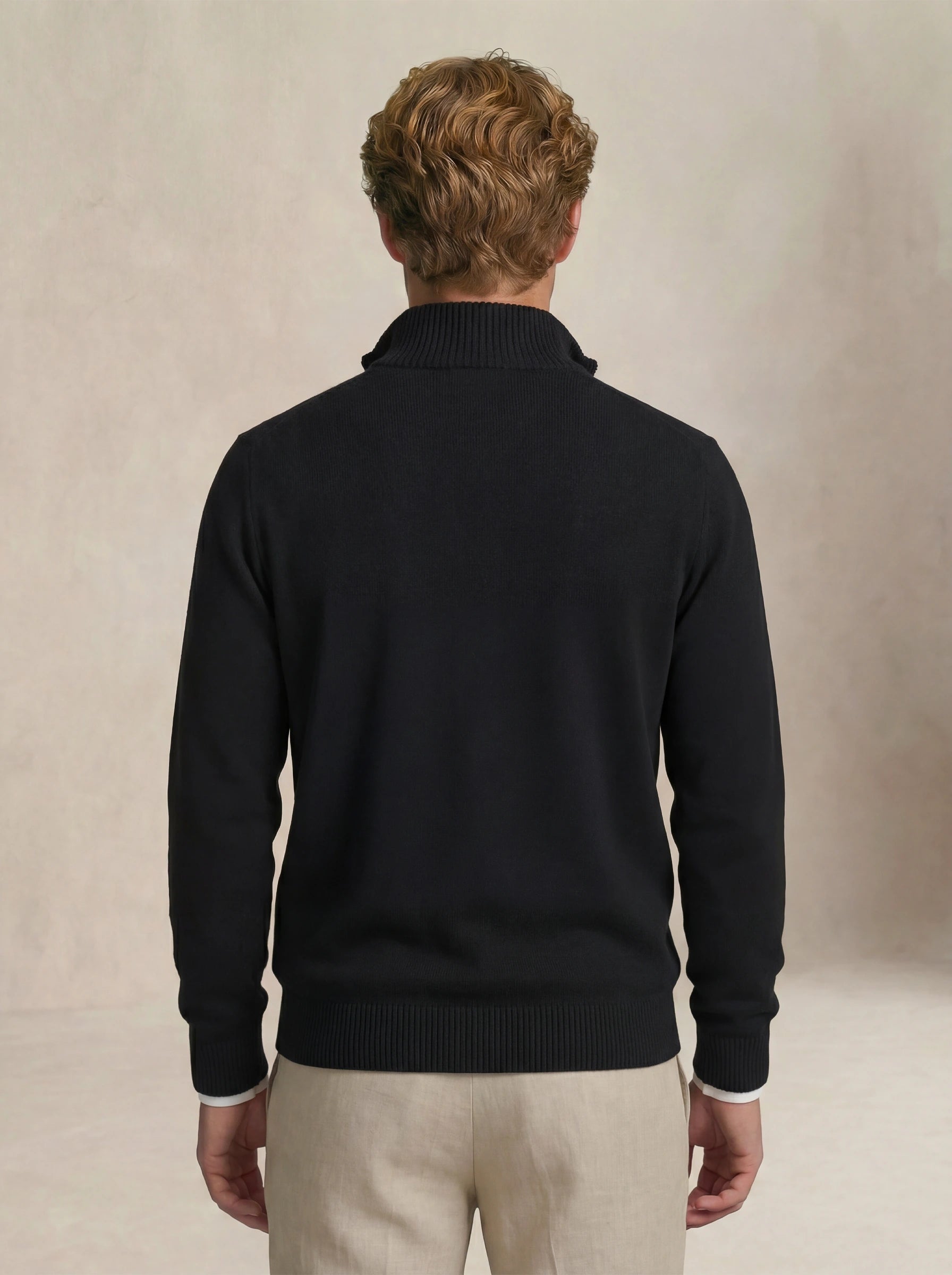Classic Half-Zip Black