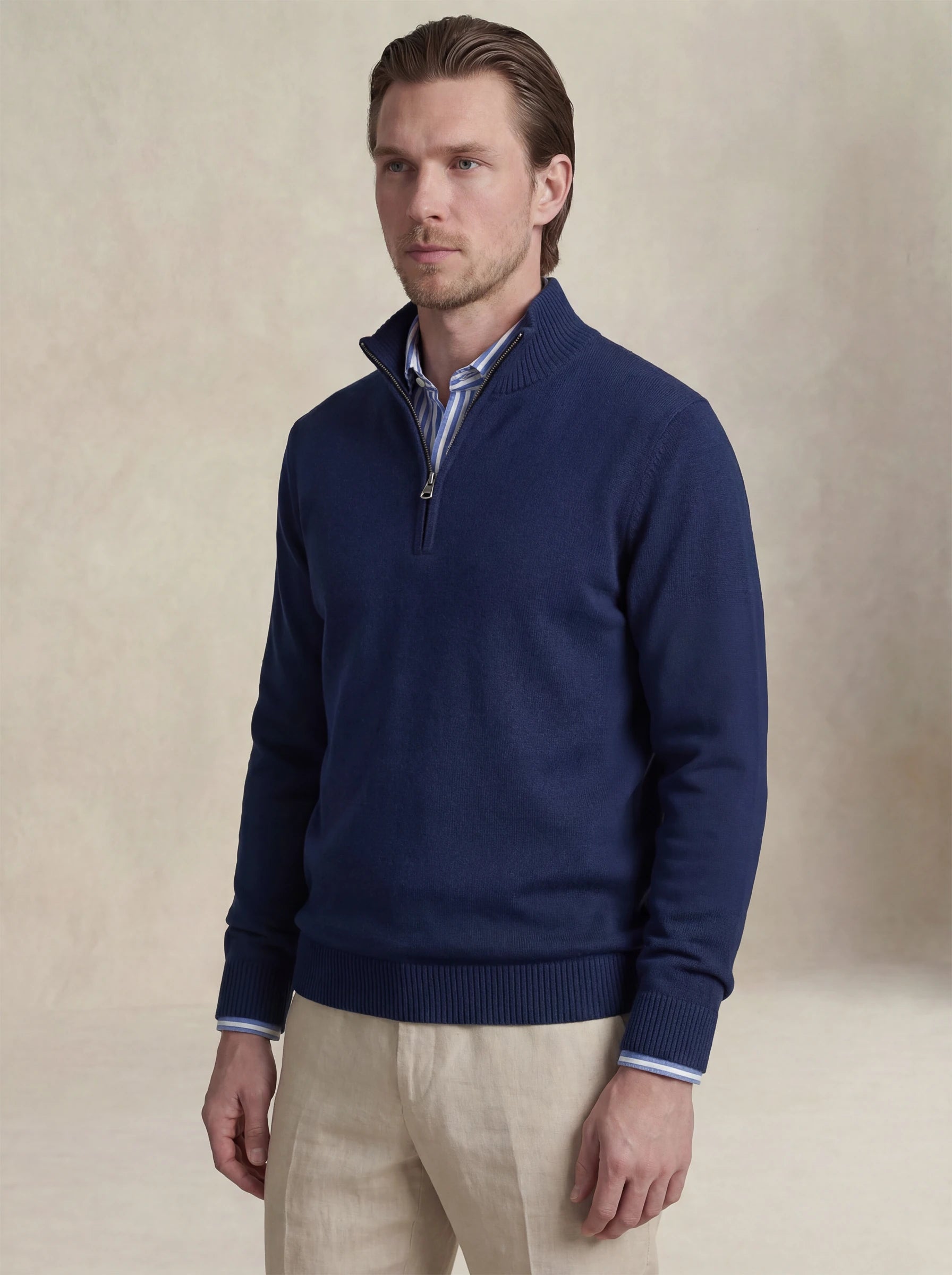 Classic Half-Zip Navy