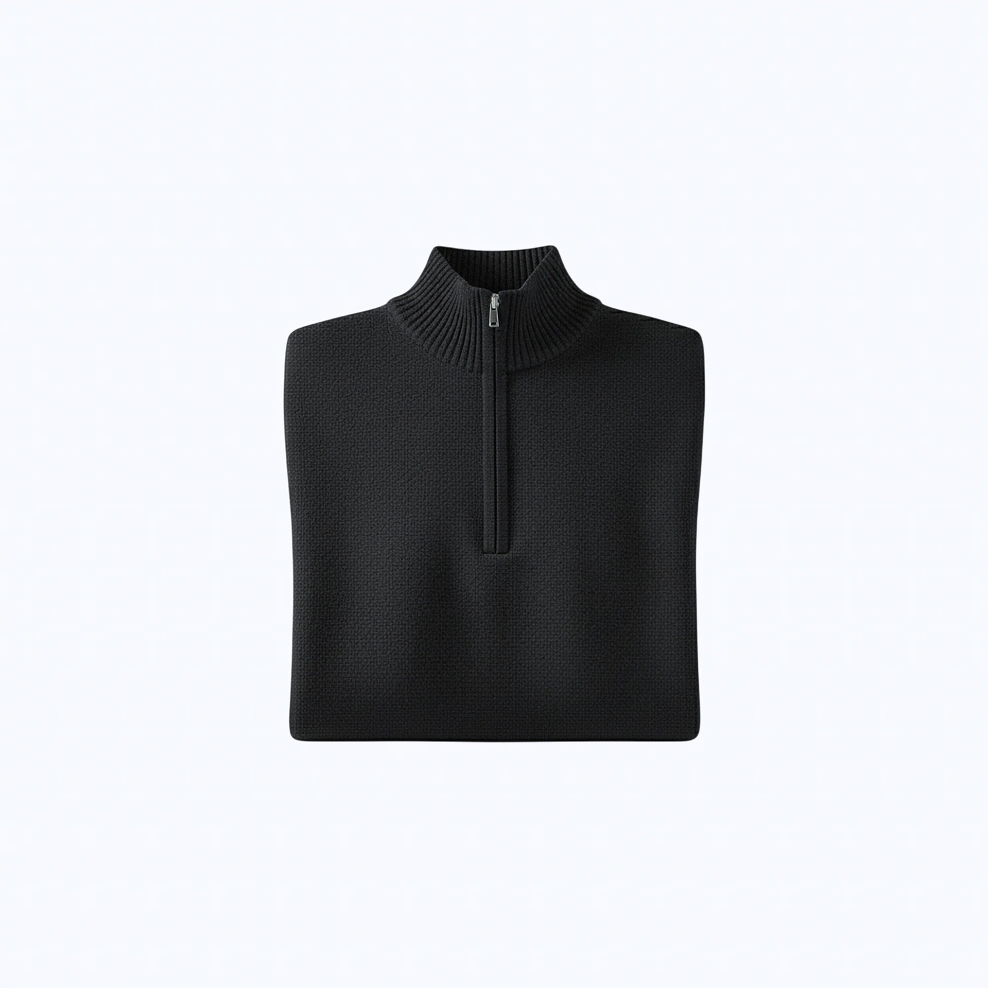 Cotton Quarter-Zip Jumper