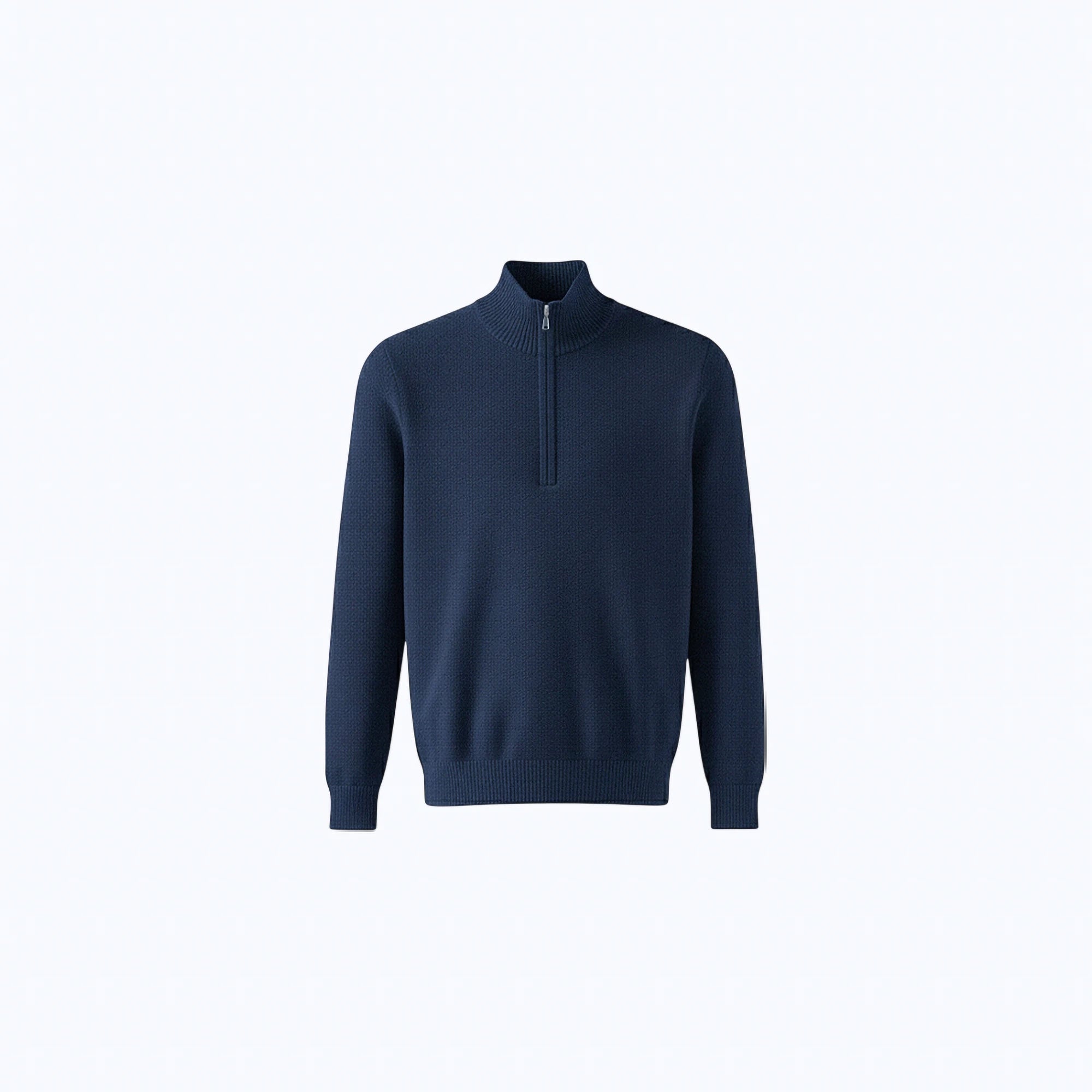 Cotton Quarter-Zip Jumper