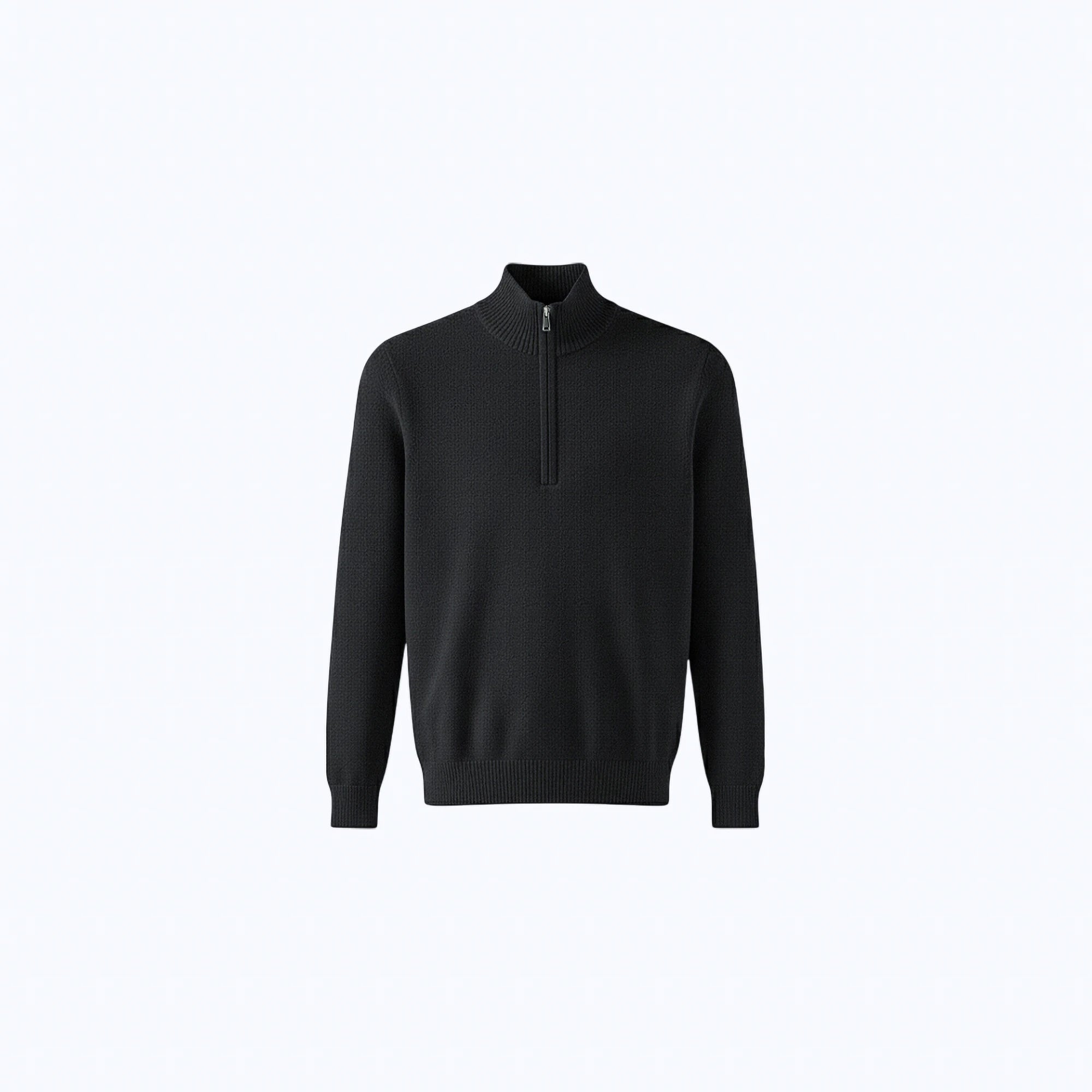 Cotton Quarter-Zip Jumper