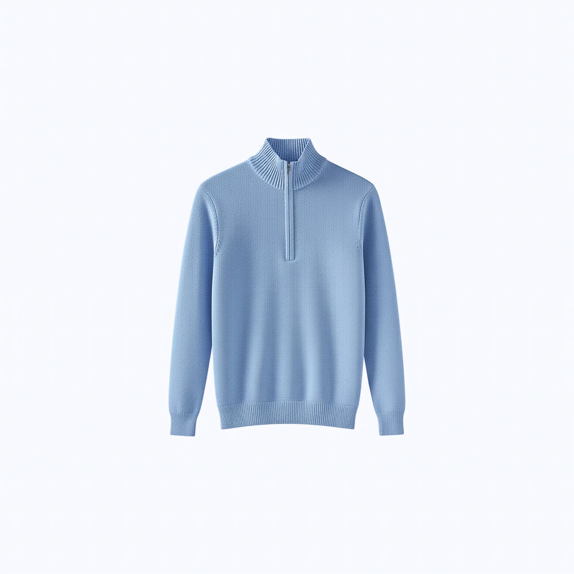 Cotton Quarter-Zip Jumper