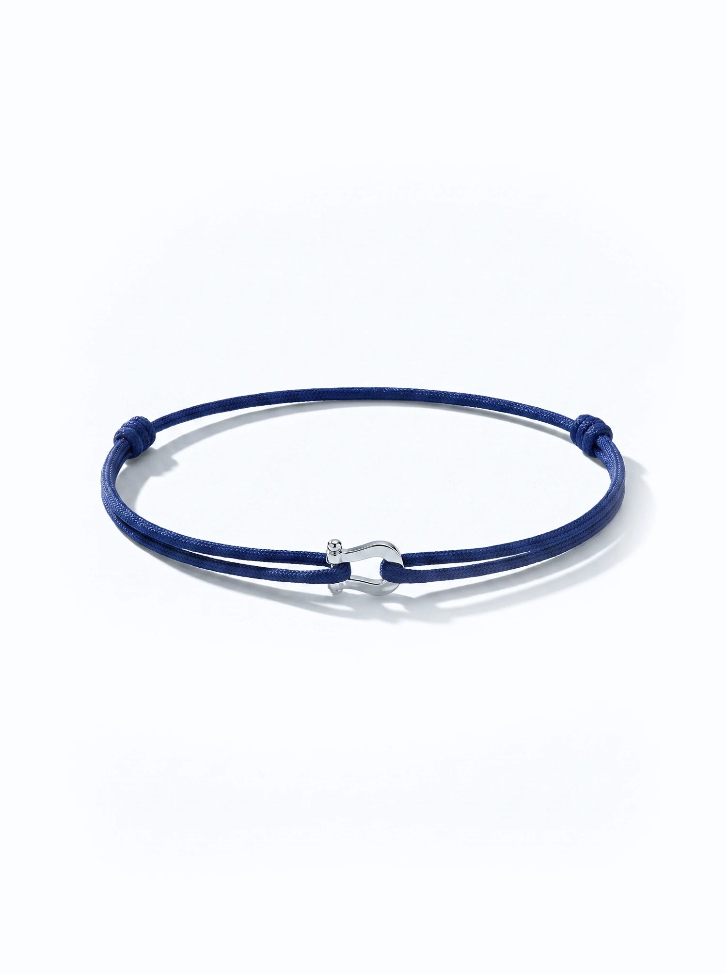 Biarritz Marine — Men's Blue Cord Bracelet | Bartini Lusso