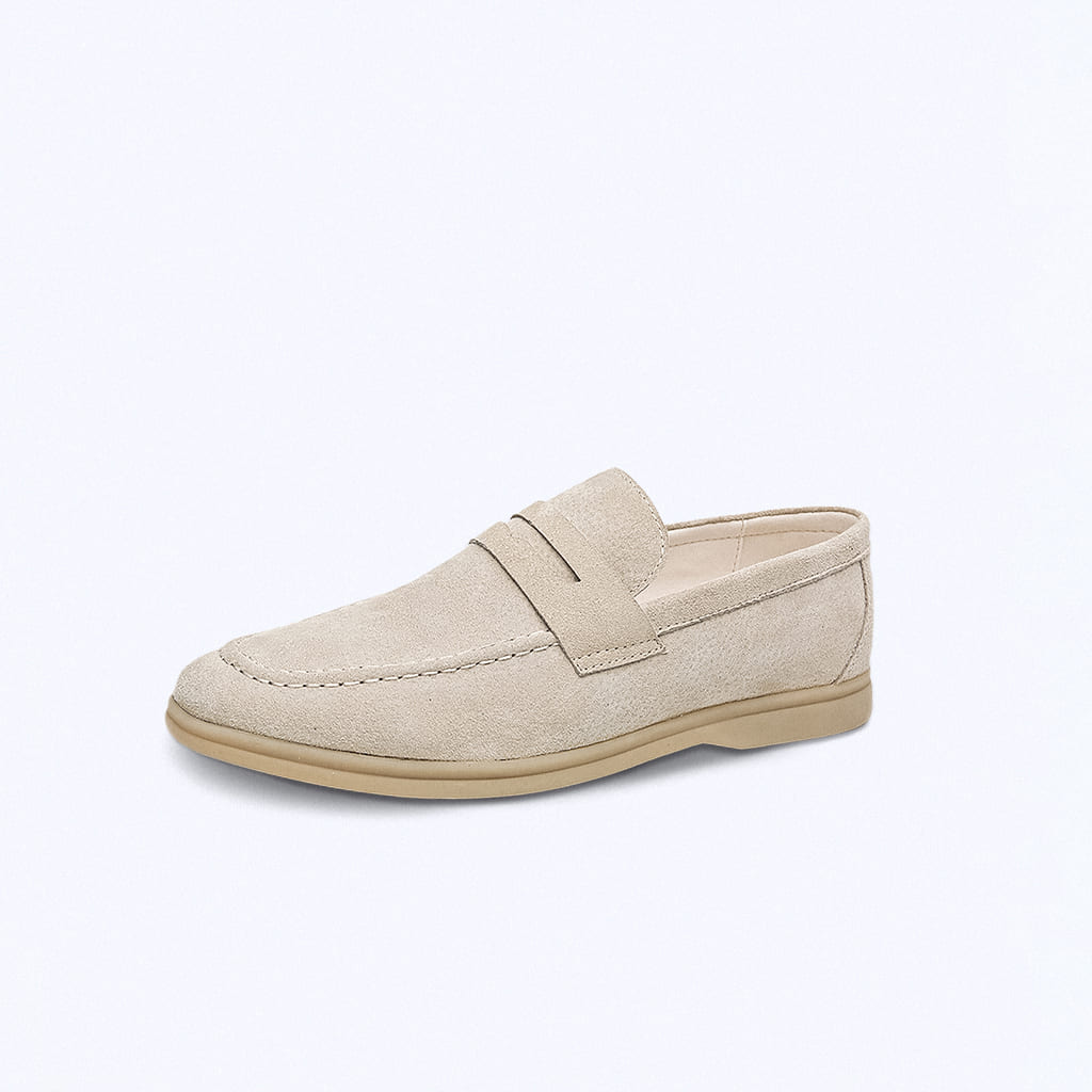 Suede Penny Loafers