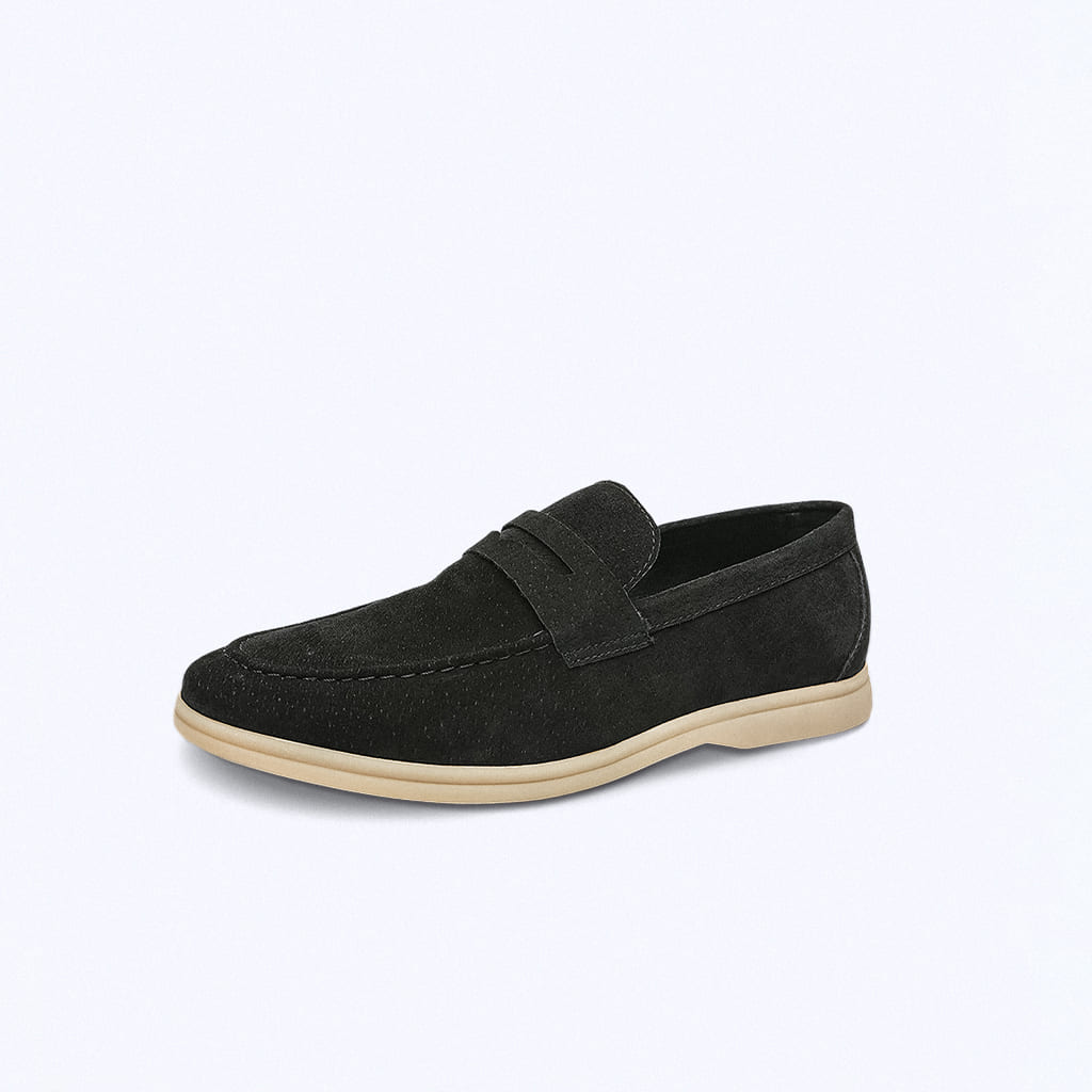 Suede Penny Loafers