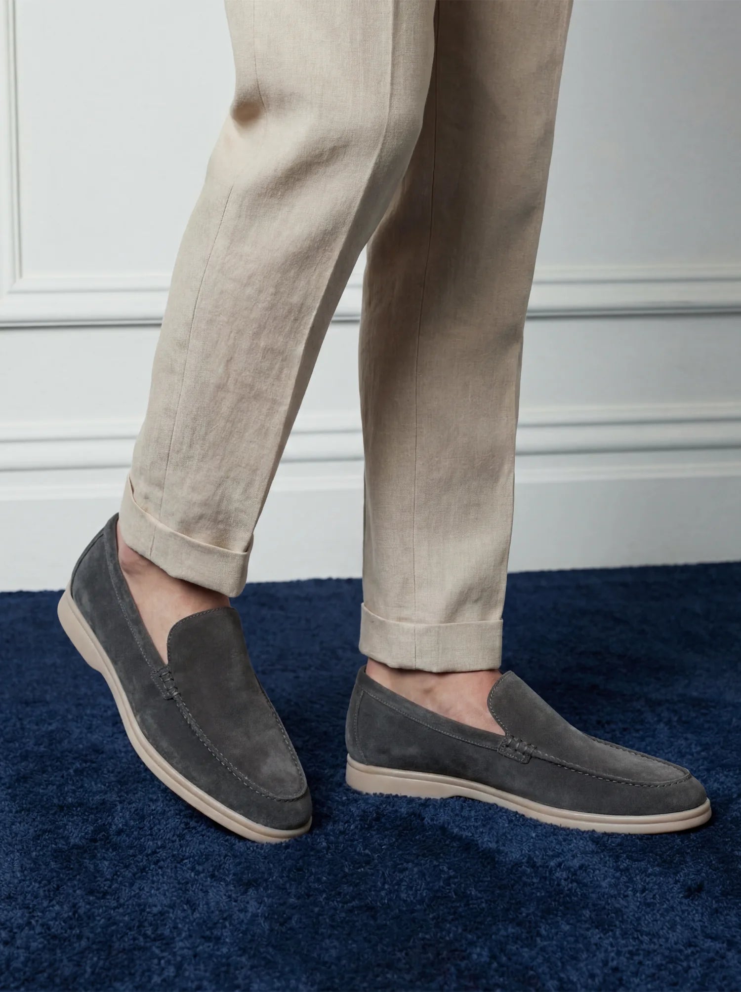 Charcoal Grey Savile Loafers