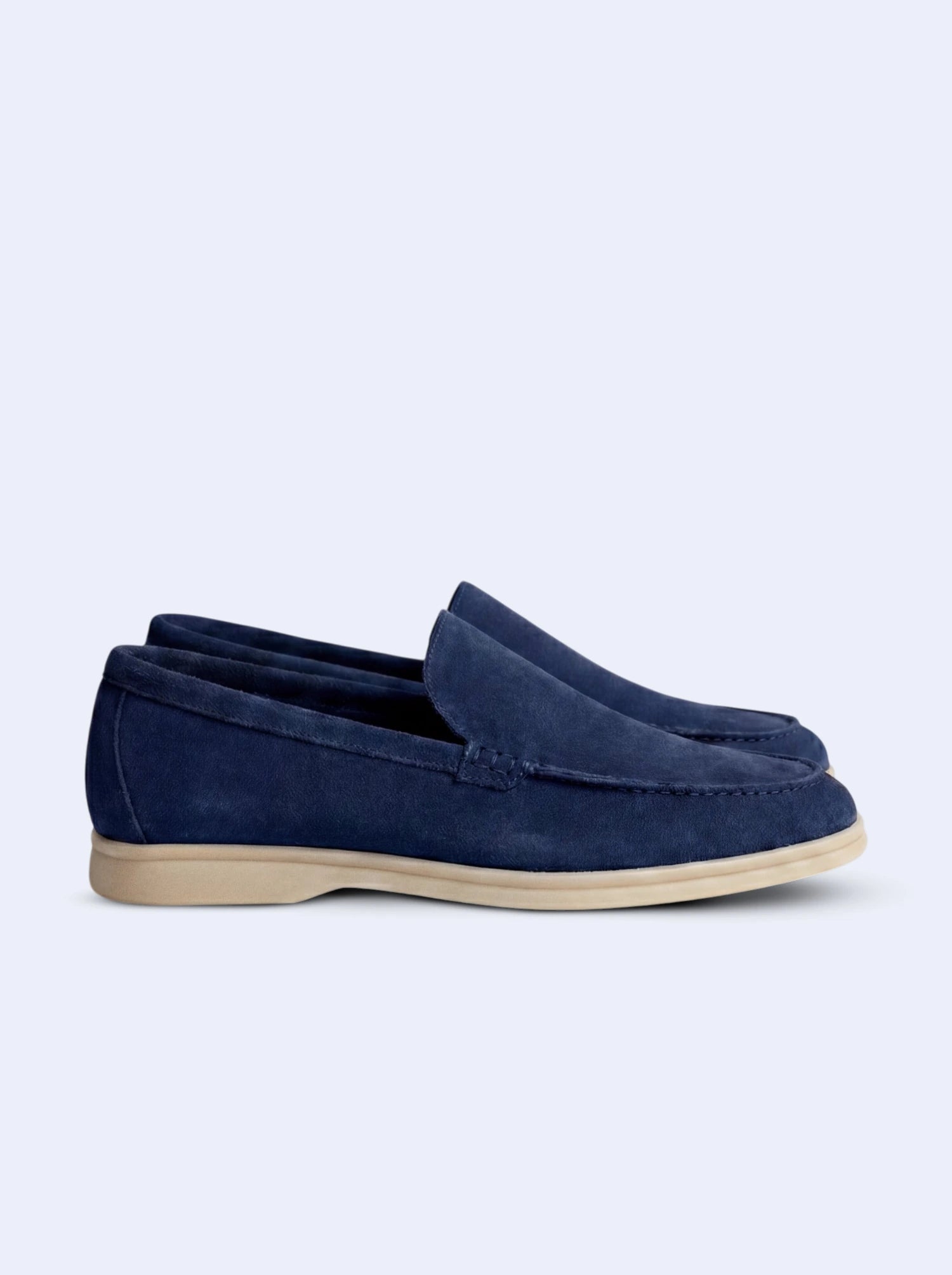 Navy Savile Loafers