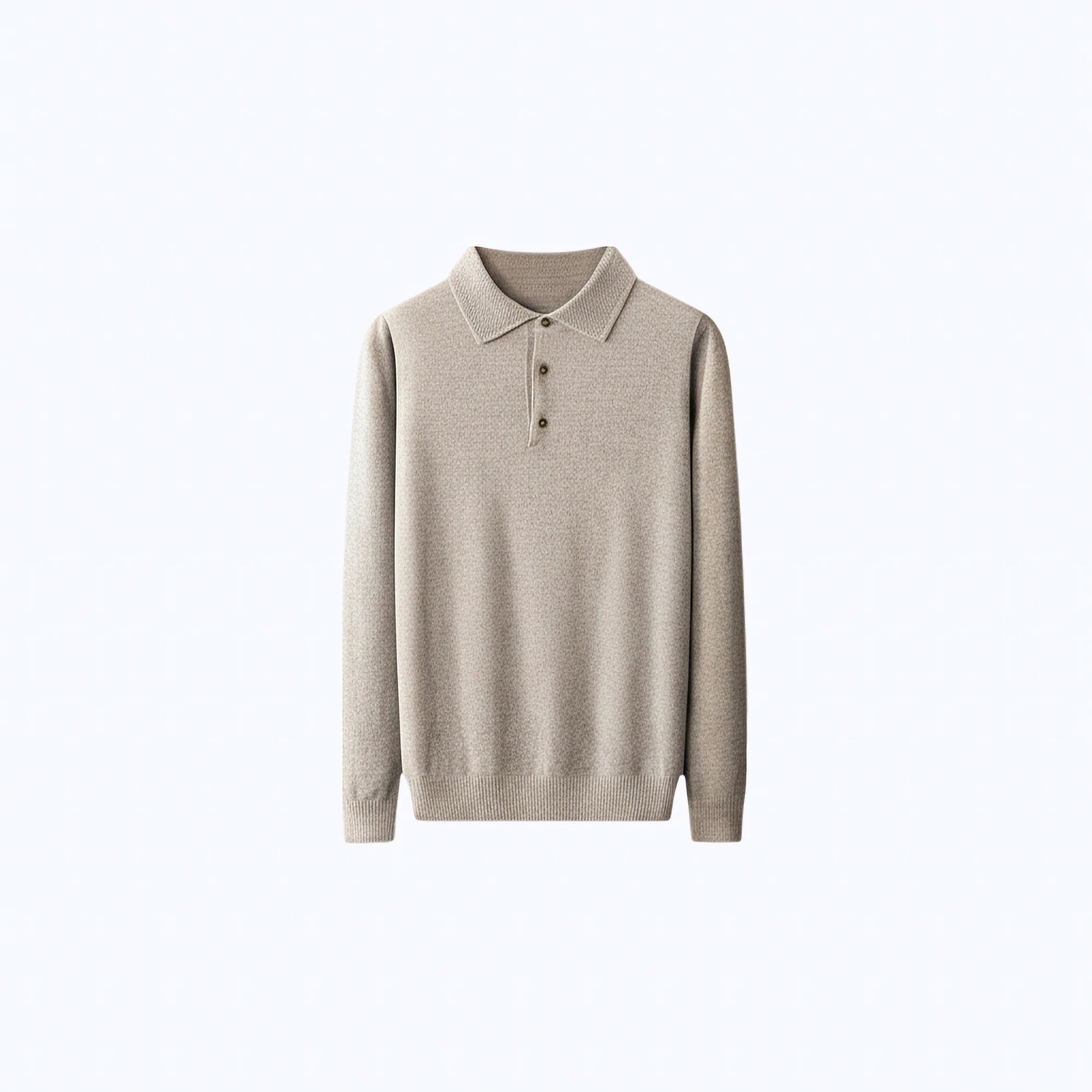 100% Wool Polo Jumper