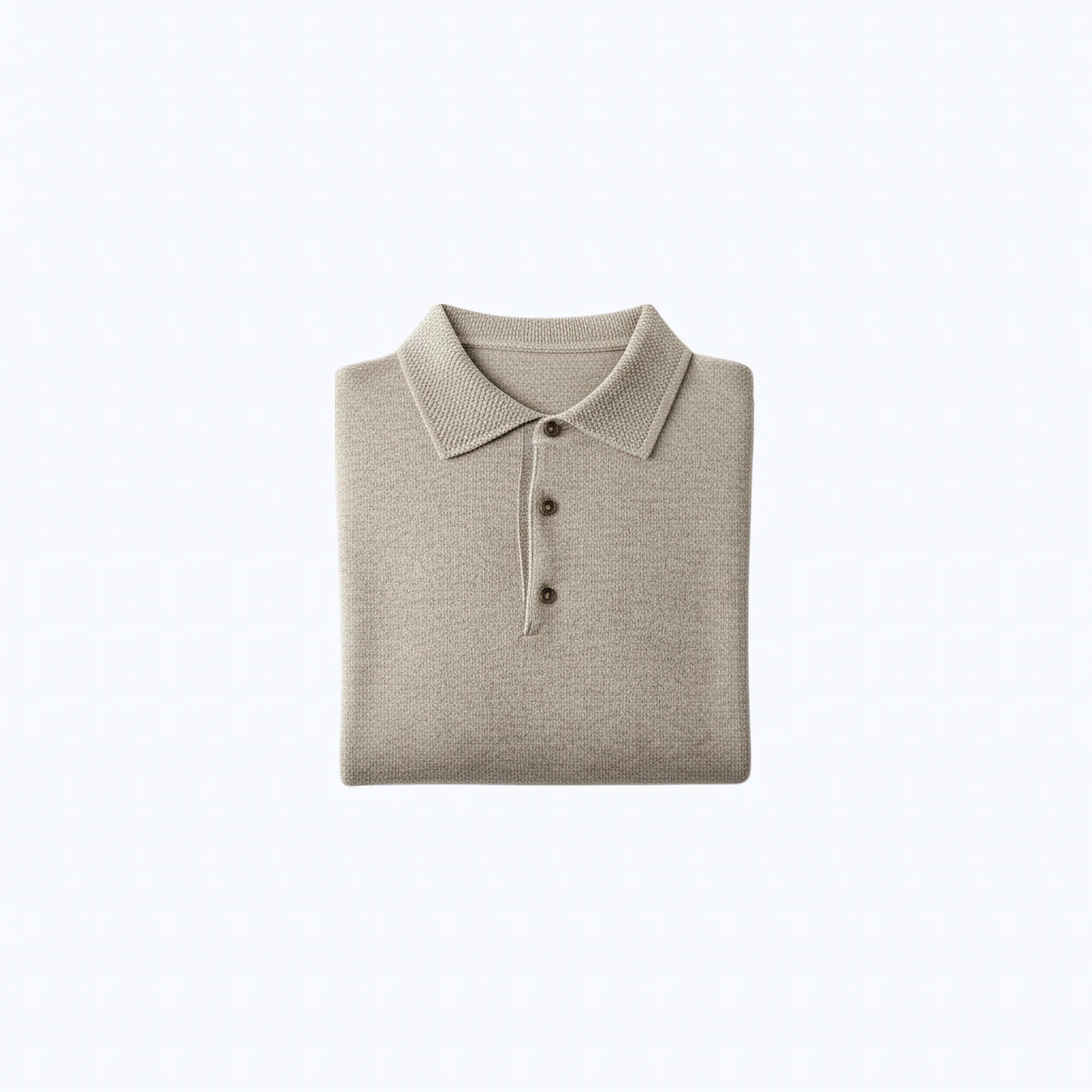 100% Wool Polo Jumper