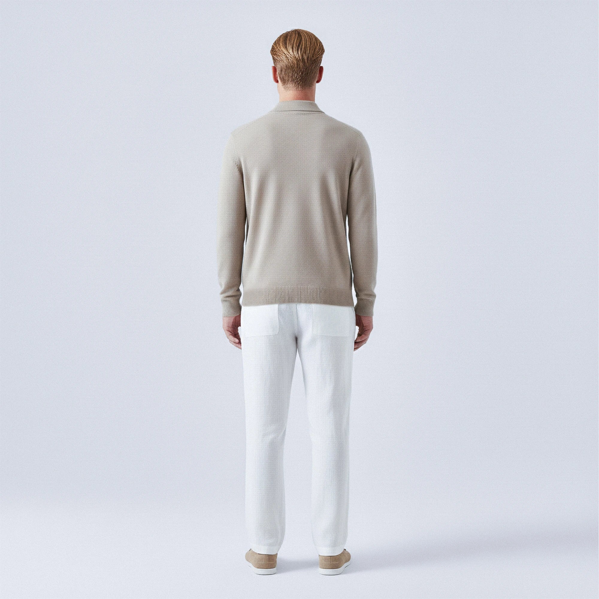 100% Wool Polo Jumper