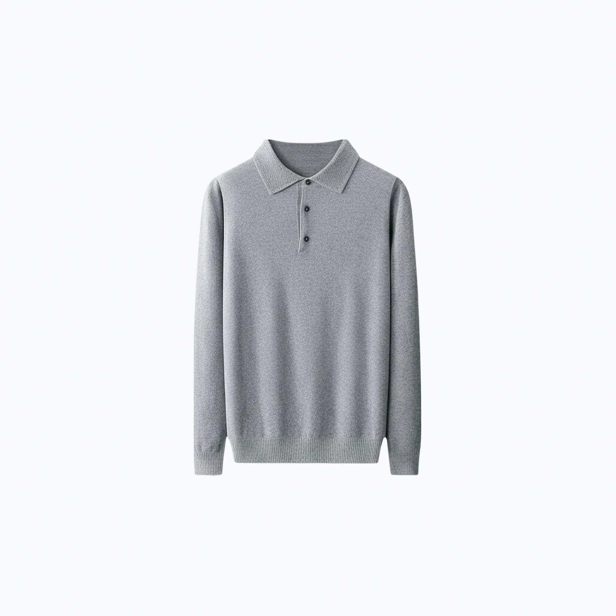 100% Wool Polo Jumper