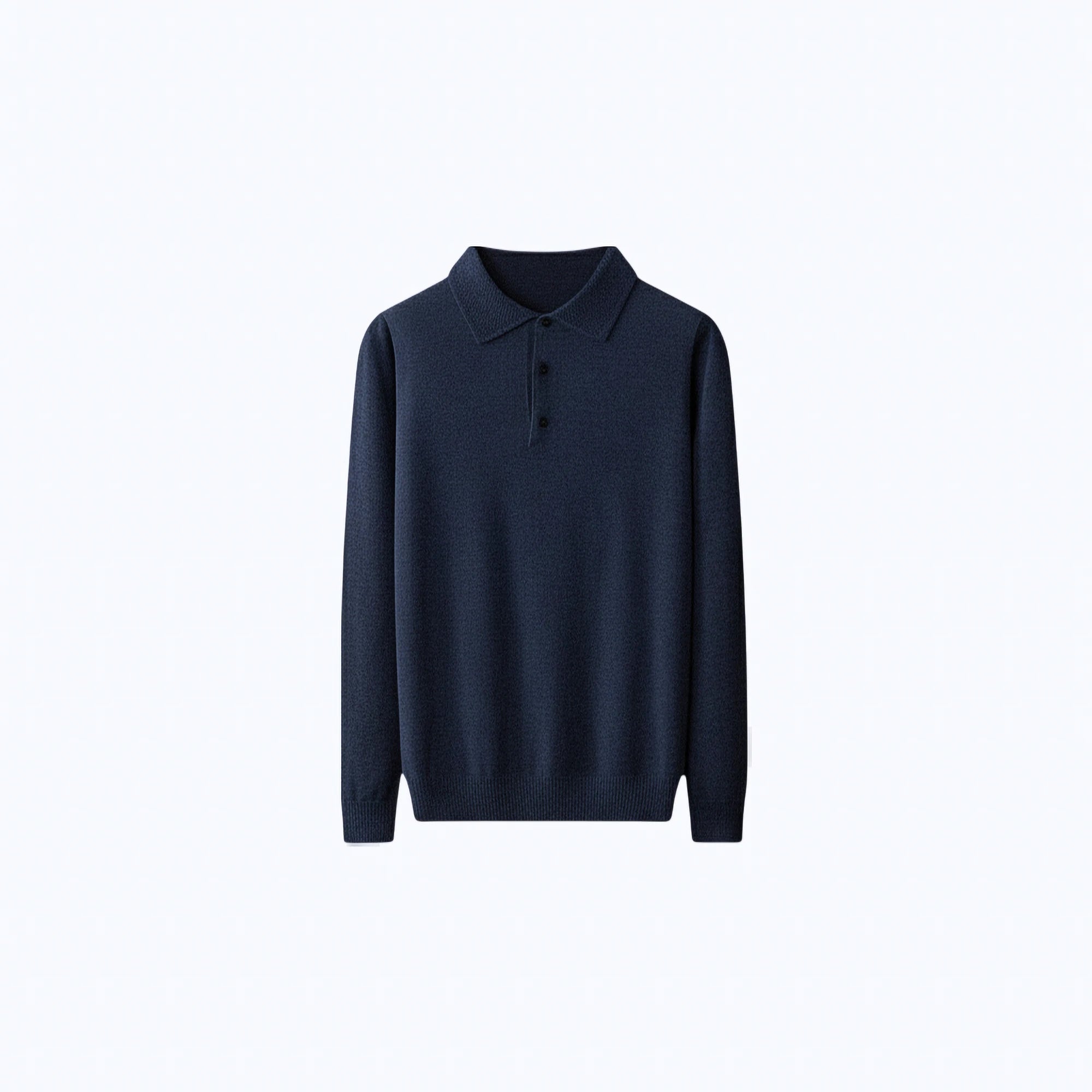 100% Wool Polo Jumper