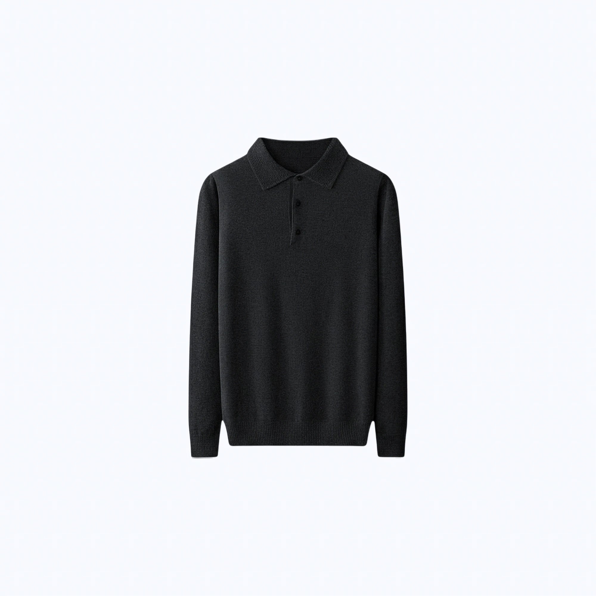 100% Wool Polo Jumper