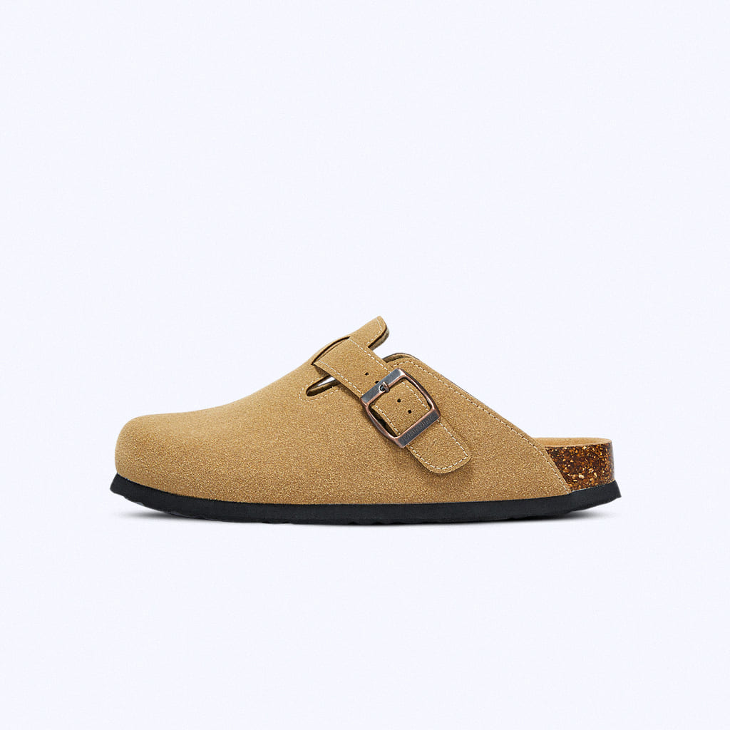 Suede Clogs