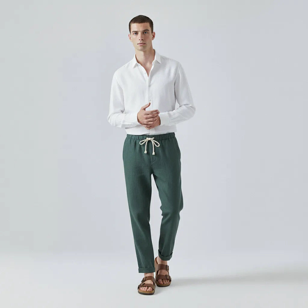 Calça 100% Linho