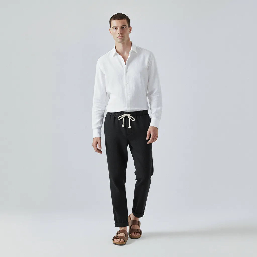 100% Linen Trousers