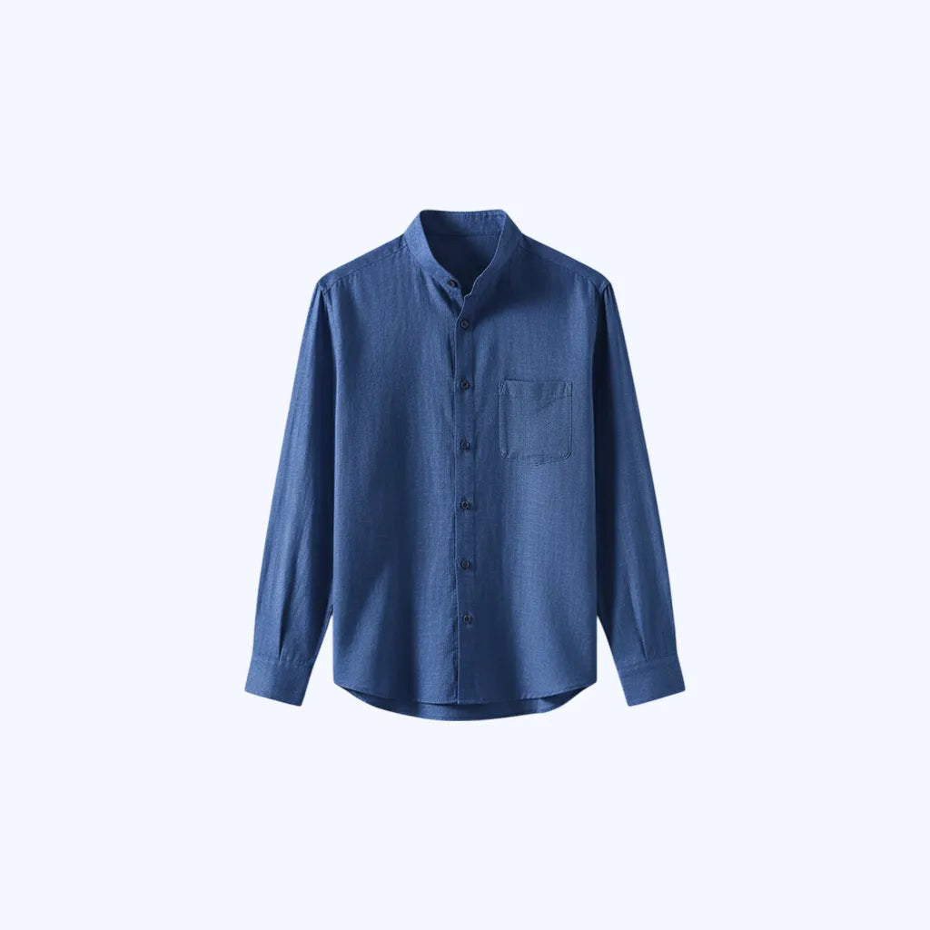 Camisa 100% Linho Gola Padre