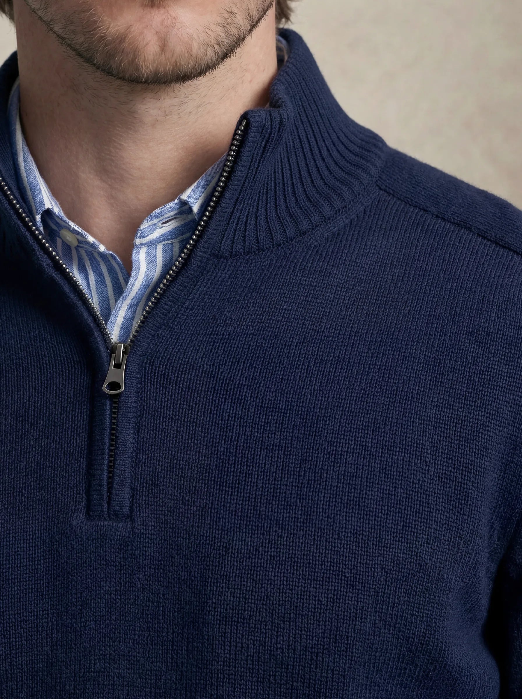 Classic Half-Zip Navy