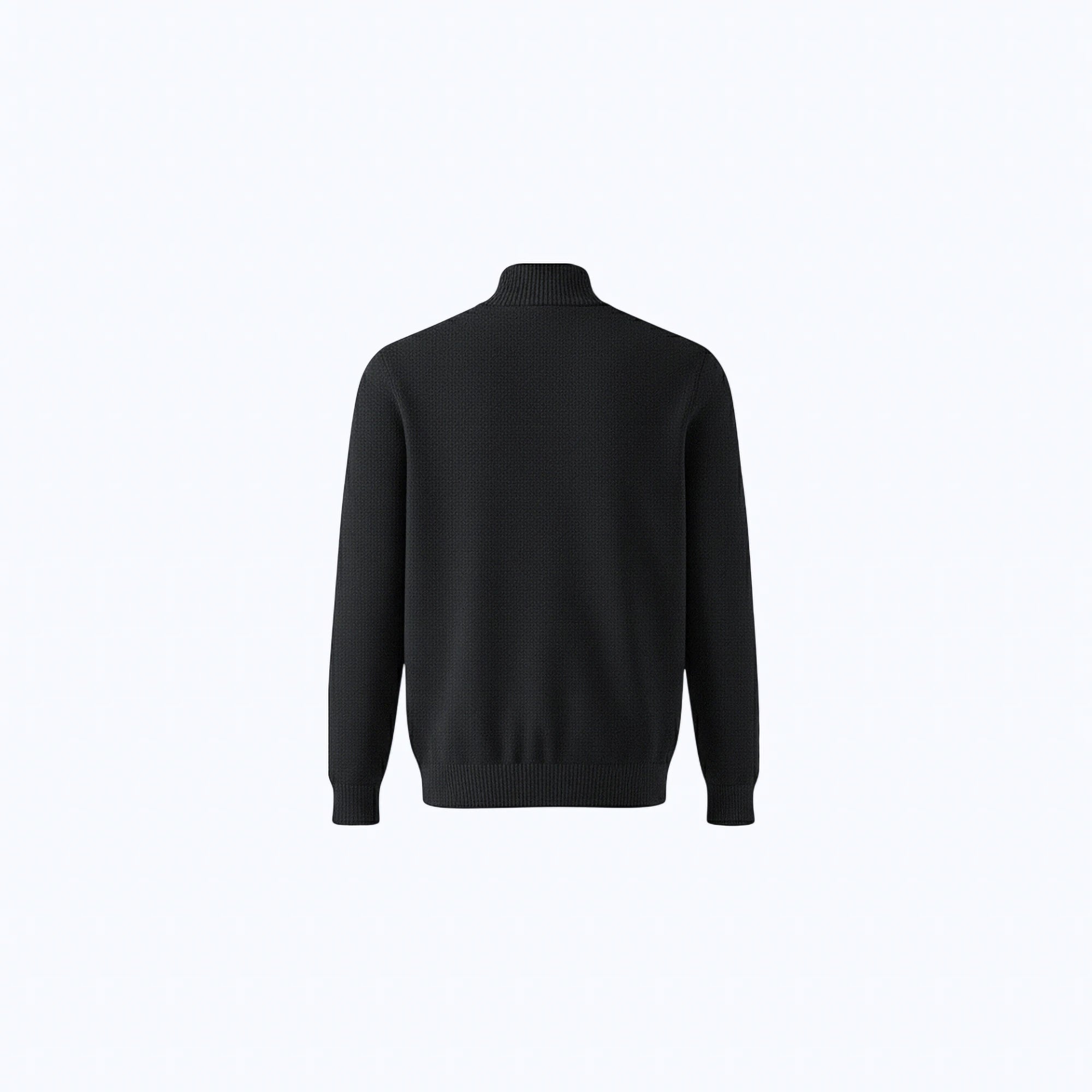 Cotton Quarter-Zip Jumper