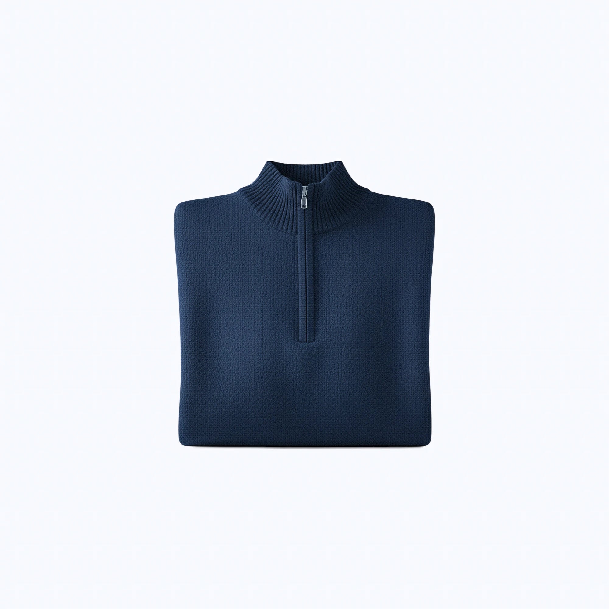 Cotton Quarter-Zip Jumper