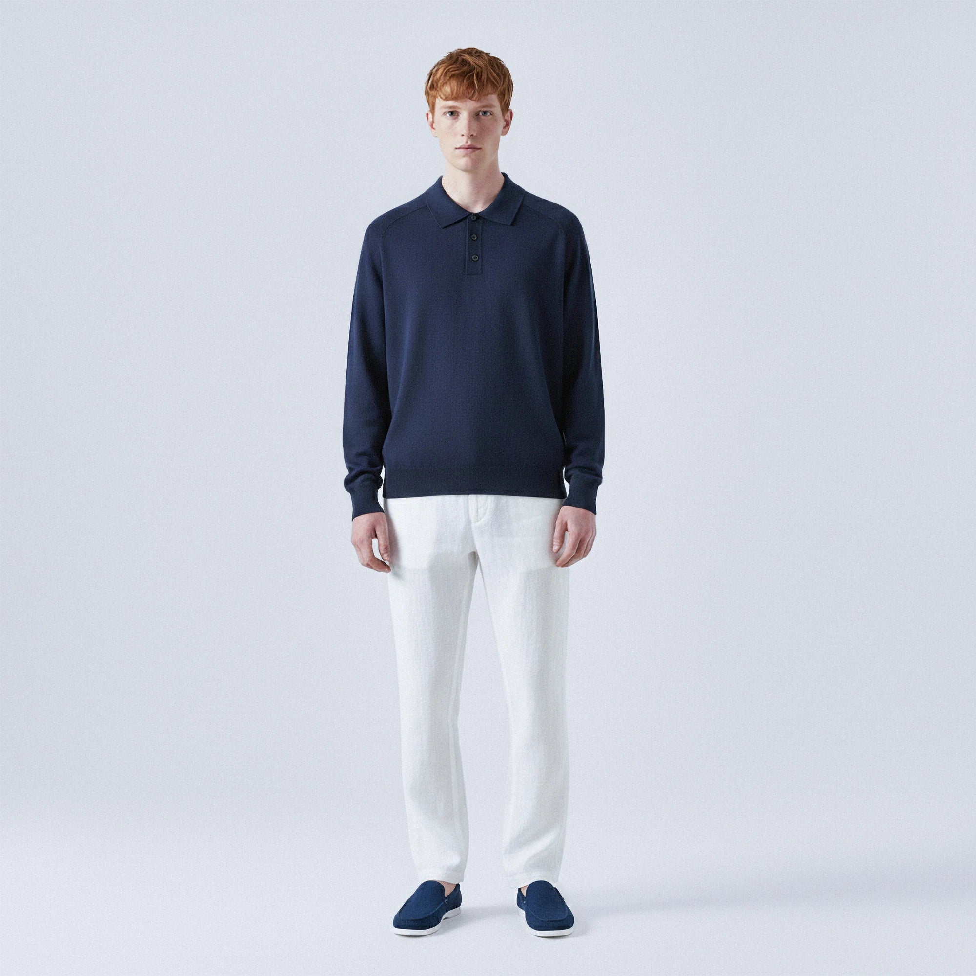 Wool Polo Jumper