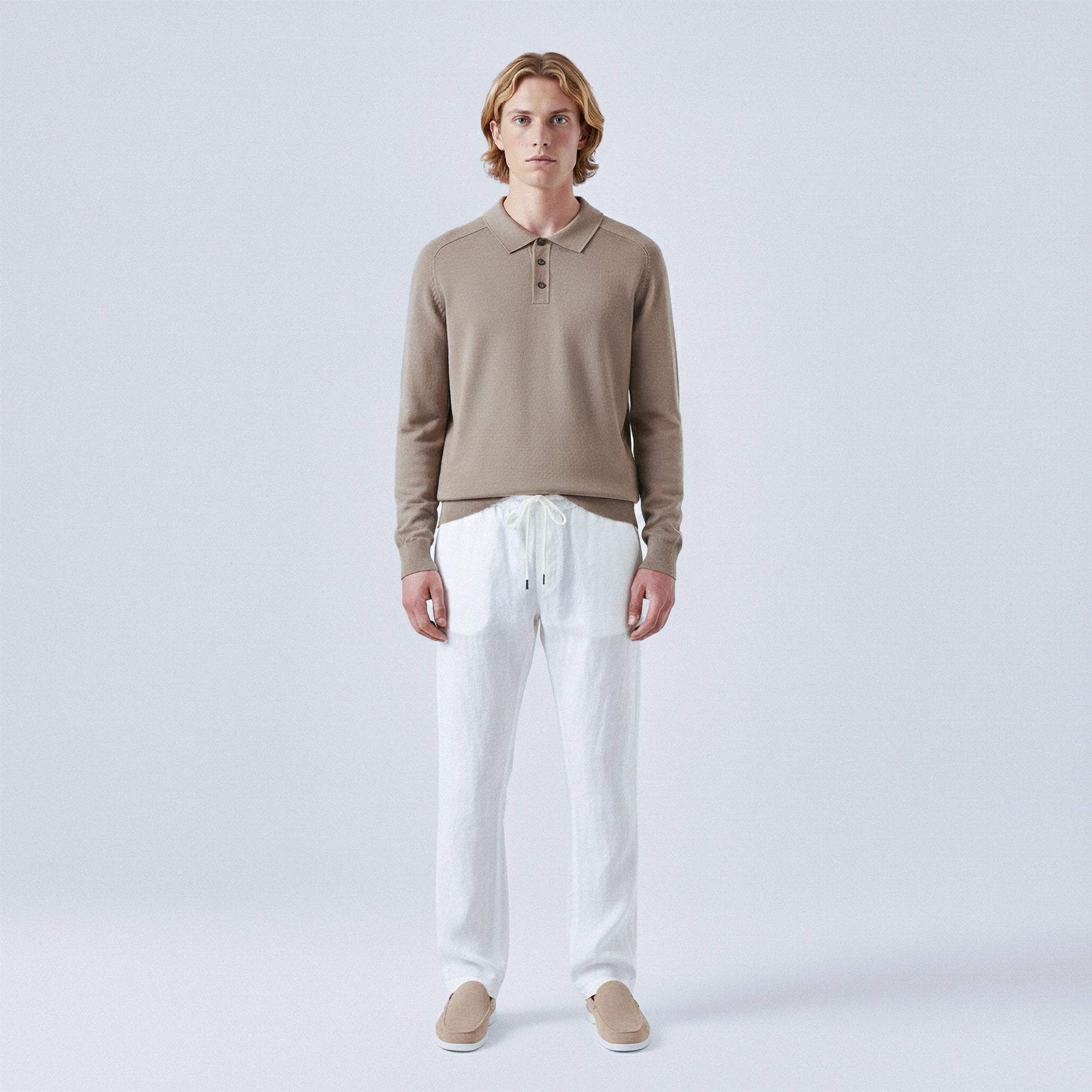 Wool Polo Jumper