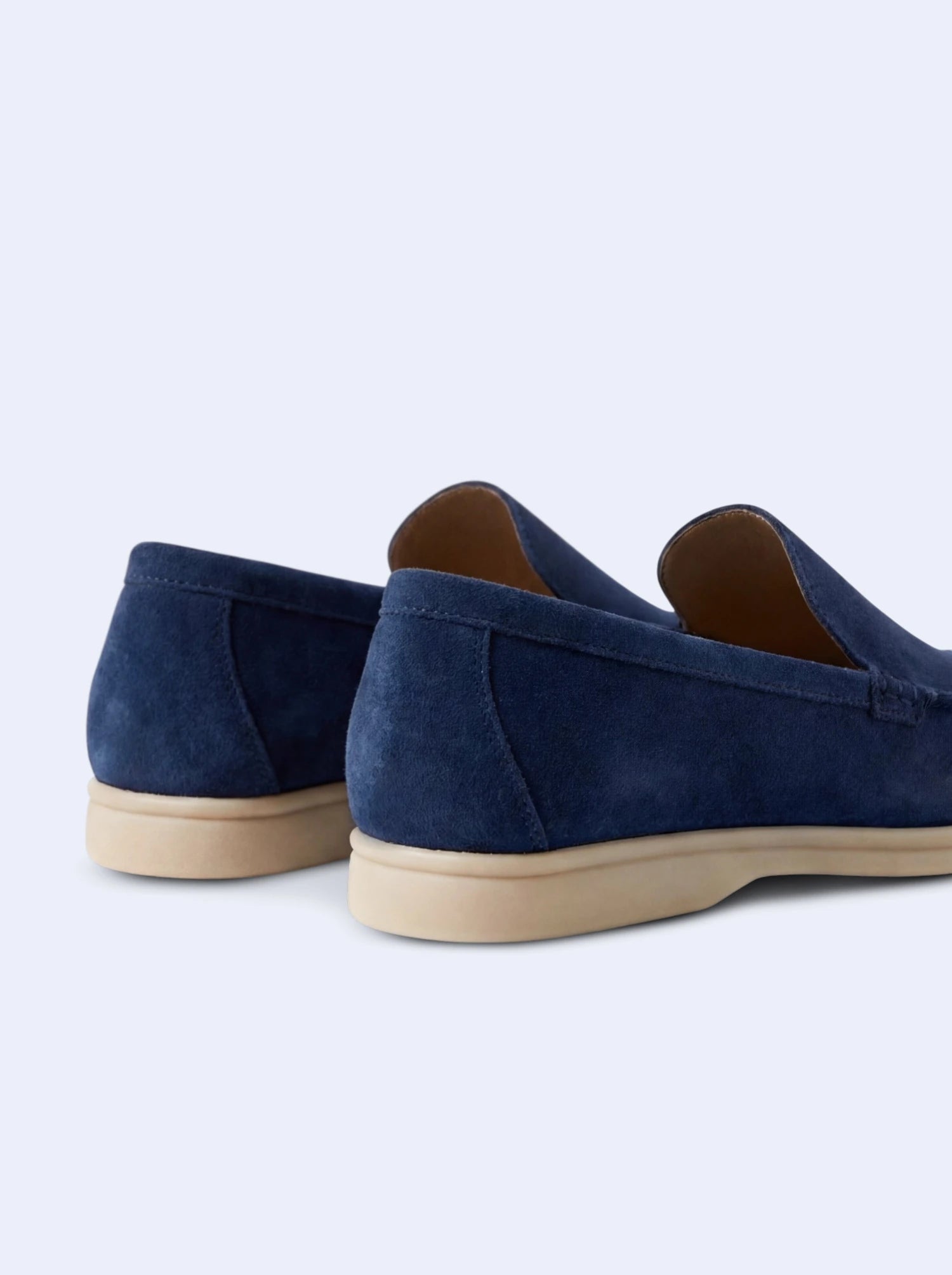 Navy Savile Loafers